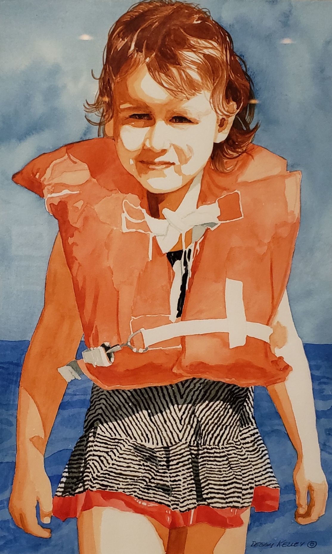 Portrait of Julia Wagner, watercolor